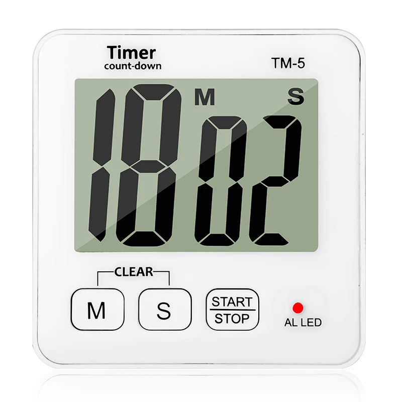 

1PCS LCD Digital Table net Alarm Clock DIY Kitchen Oven Cooking Timer Large Sn Electronic Timer