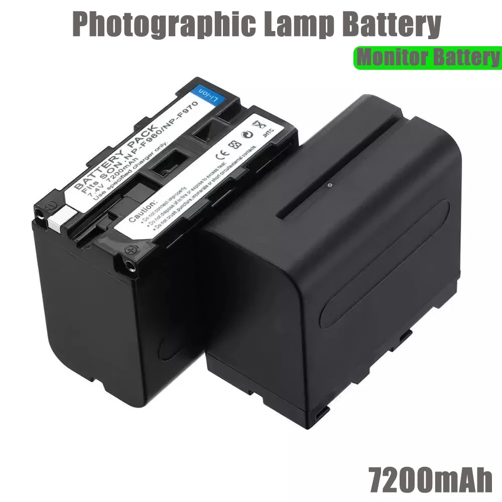 Аккумулятор для фотолампы Yongnuo 7200 мА · ч NP-F970 NPF-960 | Электроника