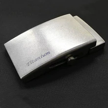 Stone washing process Titanium automatic Belt Buckle 35 mm / 38 mm