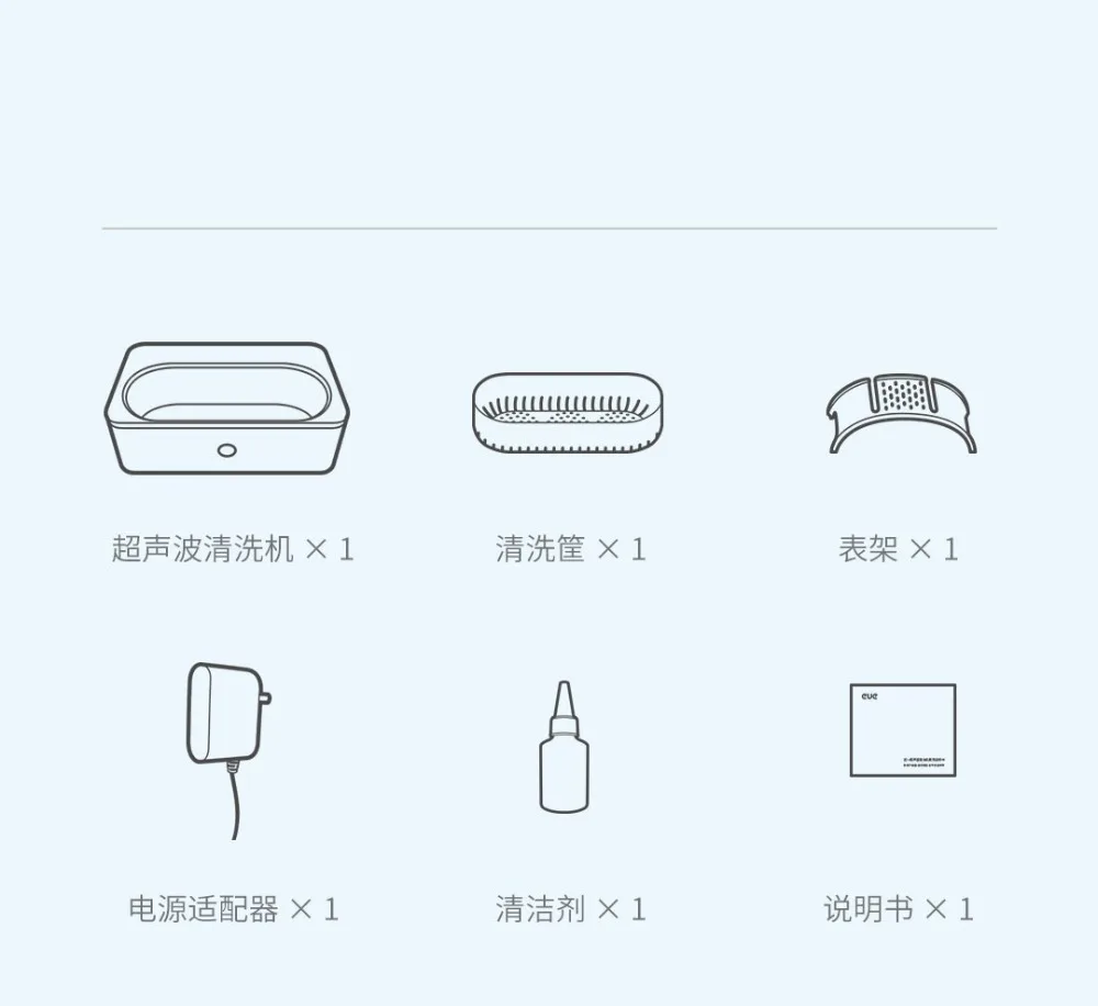 Xiaomi ультразвуковая Чистящая машина 20 Вт высокочастотные вибрационные очки зубная щетка брекеты столовые приборы для чистки интеллектуальное управление