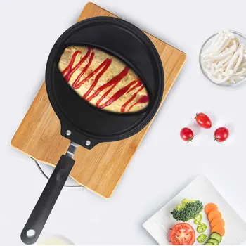 

Anti Scalding Non Stick Pot Smooth Surface Casting Aluminum Easy Clean Long Handle Frying Pan Home Kitchen Pancakes Omelet Rice