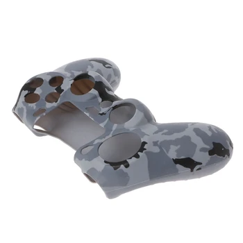 

Camouflage Soft Silicone Cover 2 Joystick For Playstation 4 PS4 Controller H05A