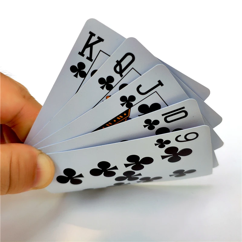 ПВХ шаблон пластиковые водонепроницаемые взрослые игральные карты игры в покер карты; настольные игры 58*88 мм карты