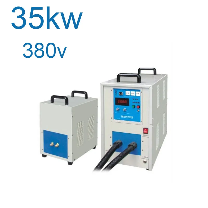 35kw Big Power High-frequency Induction Heating Machine ZVS Induction Heater  Silver Gold Melting Furnace