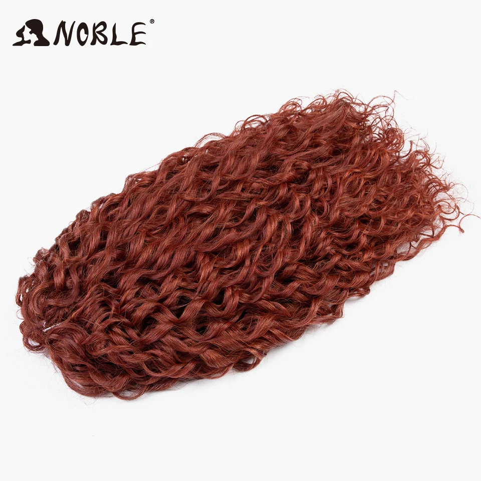 Noble Crochet Hair Soft Water Wave Twist Crochet Hair Synthetic Braid Ombre Blonde Red 24"Deep Wave Braiding Extension