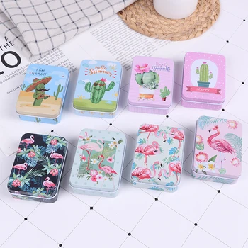 

90x65x25mm 1PCS Flower Tin Metal Box Sealed Jar Packing Boxes Jewelry Candy box Small Storage Cans Coin Earrings Box Random