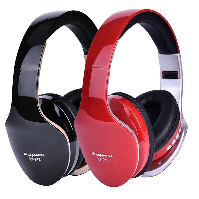 Wireless Bluetooth Headphone Headset Foldable Stereo Gaming Earphones with Microphone for PC Mobile Phone Mp3 Strong Power Life |