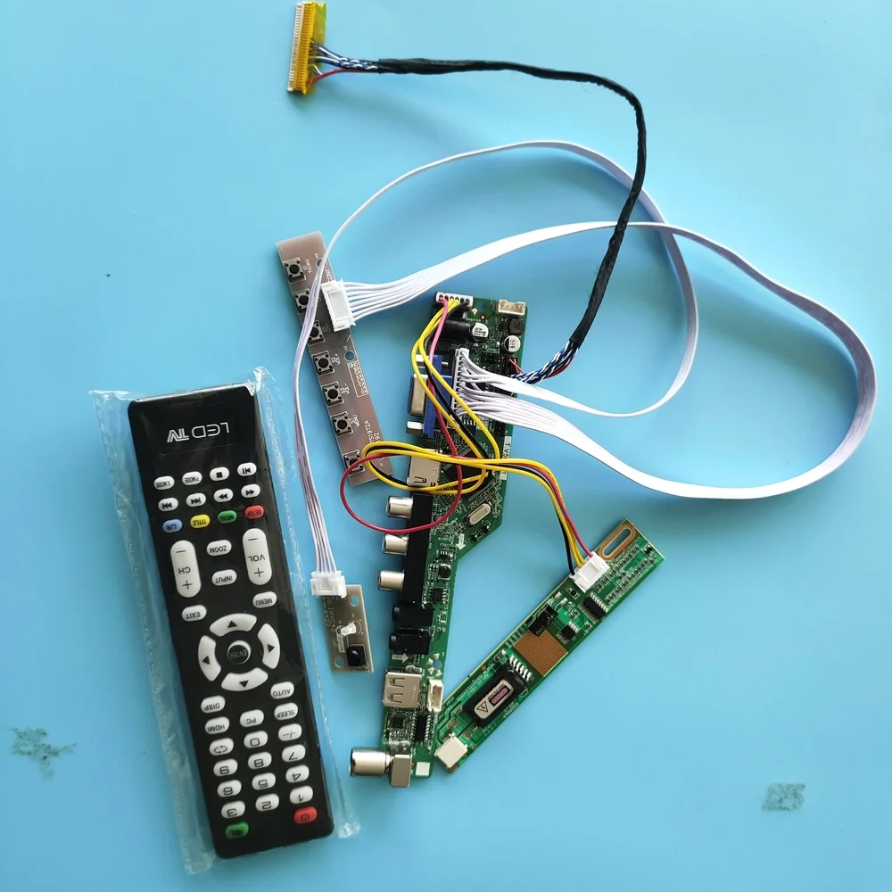 

Для B121EW03 VB 30pin AV VGA Разрешение цифрового сигнала 1 лампа 12,1 "материнская плата контроллер плата модуль ТВ 1280X800