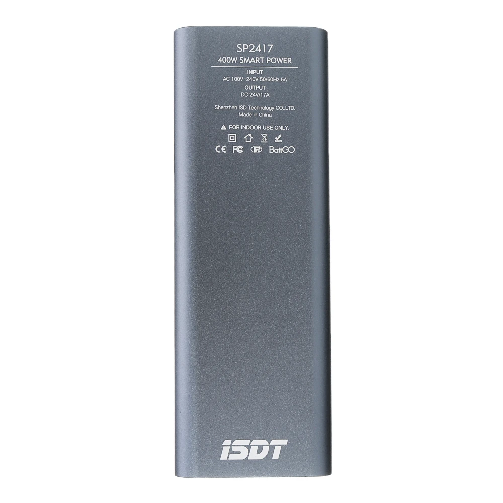 SP2417 EU Plug ISDT SP2417 400 Вт/SP2425 600 Вт RC зарядное устройство адаптер переключатель высокой мощности умный контроль со светодиодный usb зарядка для моделей RC - Цвет: SP2417 EU Plug