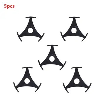 

5 pcs Black Durable 7 Inch Vinyl Record Adapter Converter For 45RPM Turntable Phonograph Accessories