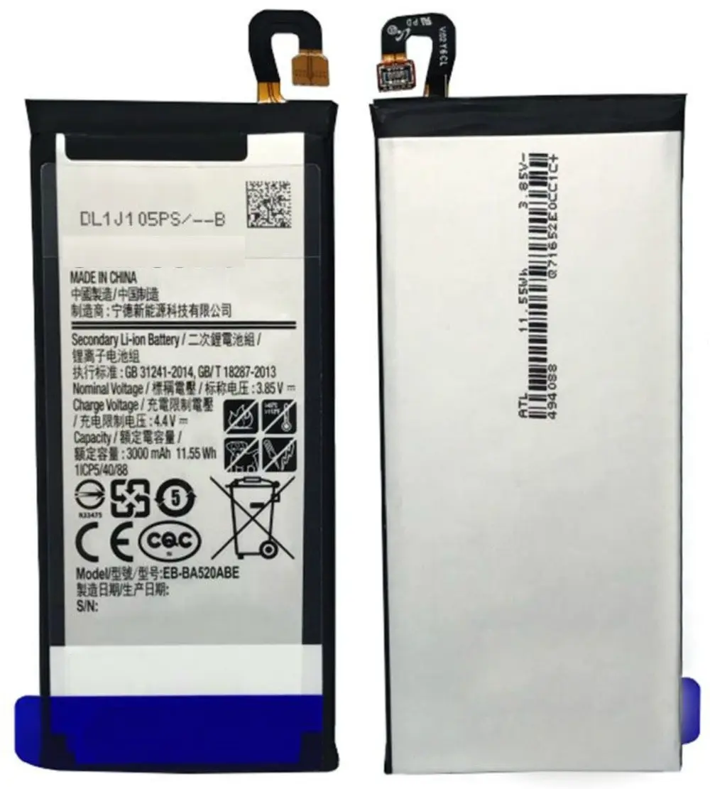Аккумулятор для Samsung Galaxy A5 3000 A520F EB-BA520ABE J530f j5 2017 мАч | Мобильные телефоны и