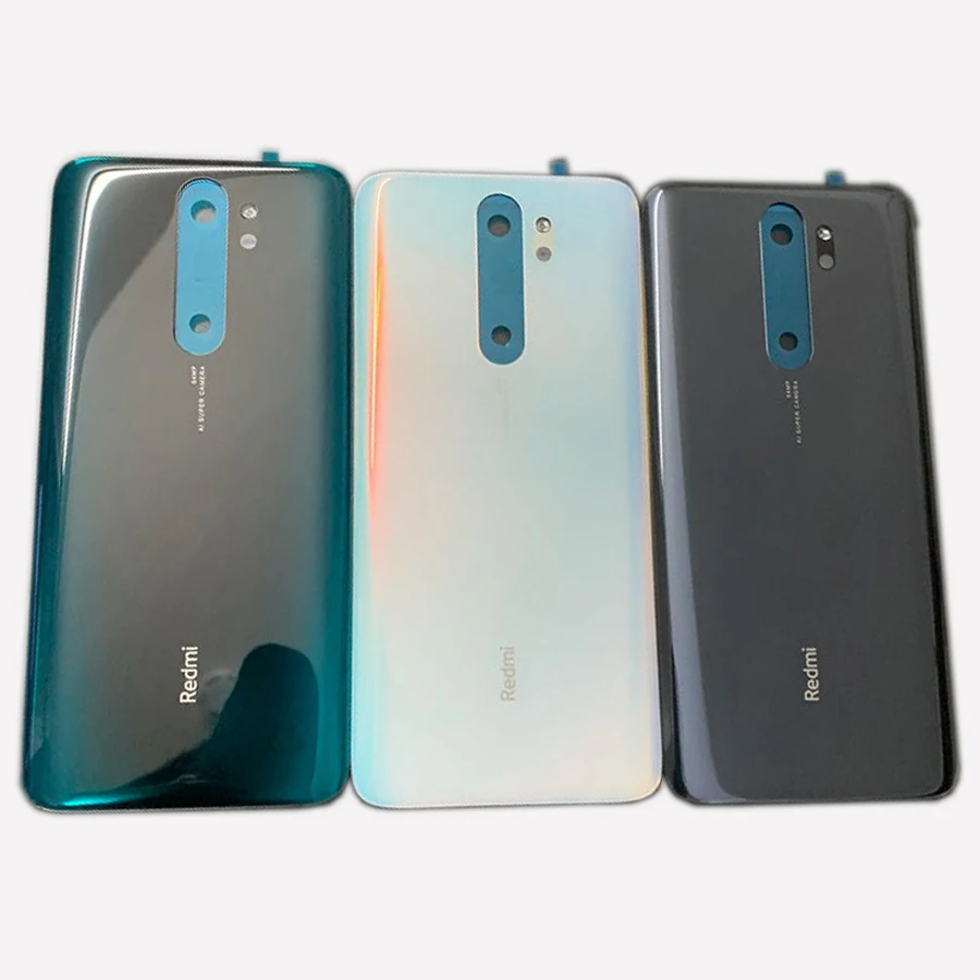 100% оригинальное стекло для Xiaomi Redmi note 8 pro задняя крышка батарейного отсека задний