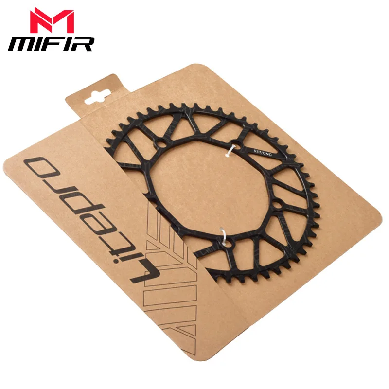 

Ultra-Light LP Negative Tooth 52 54 56 58t Single Disc 130bcd Fluted Disc Crankset Crank