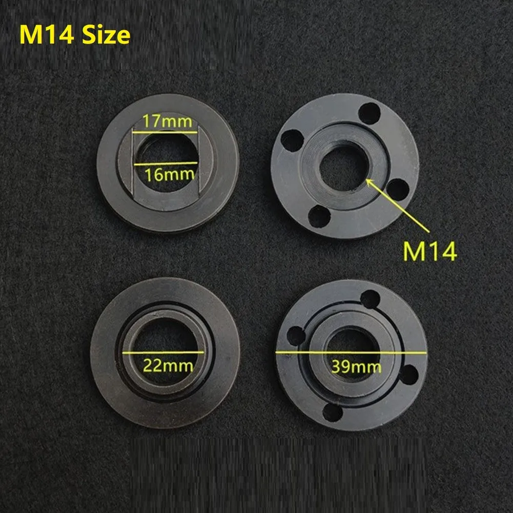 Multi-function 2x/Kit M14+2x/Kit 5/8-11 Thread Angle Grinder Flange Lock Nuts Set Abrasive Power Tools New Arrival best drill for electrician