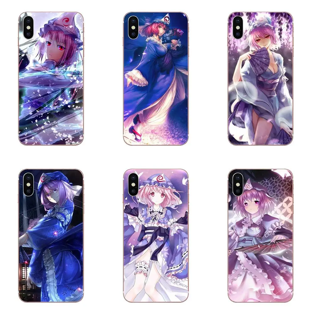 Touhou Project Saigyouji Yuyuko прозрачный чехол из ТПУ для Huawei Mate 9 10 20 P P8 P9 P10 P20 P30 P40 Lite Pro Smart