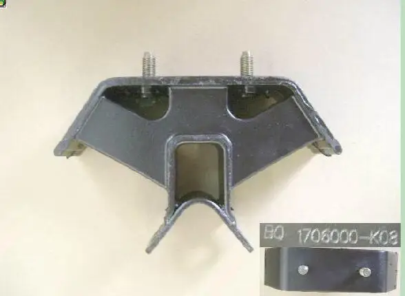 Подвеска трансмиссии резиновая накладка в сборе для Great wall wingle OEM: 1706000AK06EA 1706000AK08XA 1706000-K08