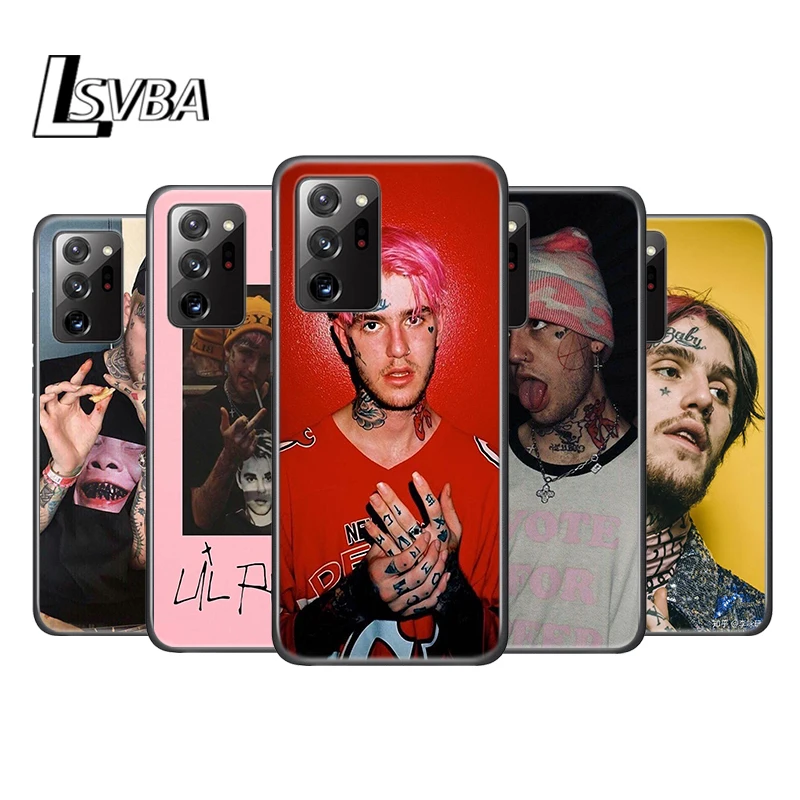 Крутой чехол Lil Peep для Samsung Note 20 Ultra Plus A21S A51 A71 5G A9 A8 A7 A6 A5 A3 2018 2017 яркий черный