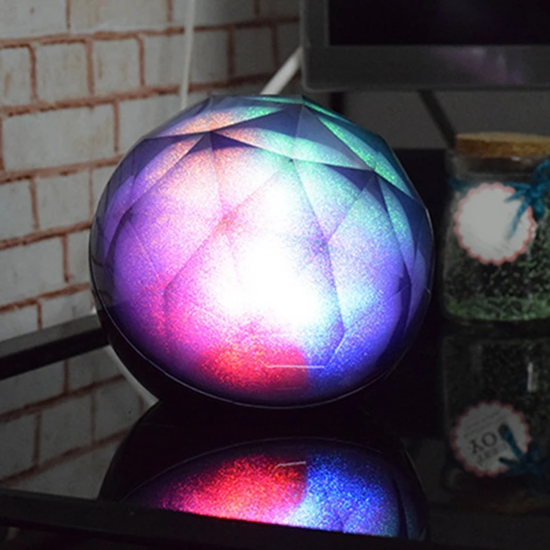

Bluetooth Speaker Colorful Breathing Light Wireless Speaker Night Light Outdoor Portable TF Card Small Speaker