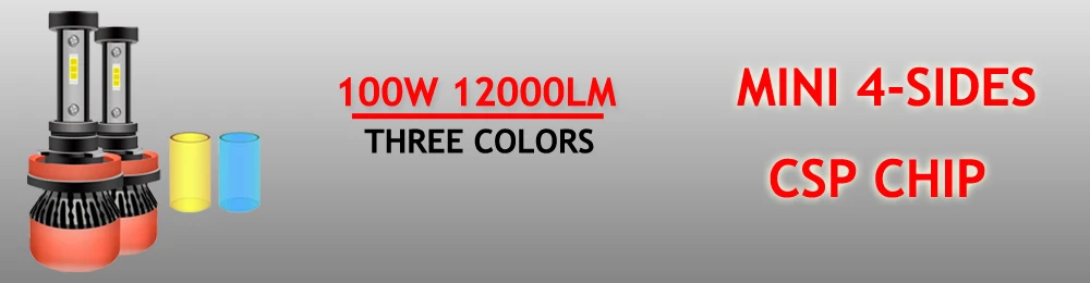 YOTONLIGHT H11 H7 H1 Светодиодная лампа Hb3 9005 Led H4 9006 Hb4 Светодиодная лампа для автомобильных фар H8 60 Вт 12000 лм дизайн все в одном 6000K 12V