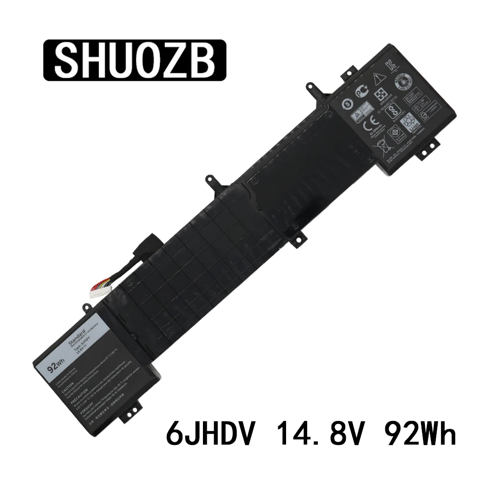 SHUOZB 6JHDV 14,8 в 92Wh 6000 мАч аккумулятор для ноутбука DELL Alienware YKWXX17 5046J R2 R3 P43F серии Аккумулятор для ноутбука