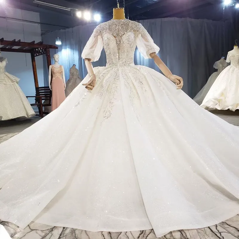 『Cheap!!!』- Robe De Mariee Plus Size Ball Gown Luxury Wedding Dresses
2021 Sweetheart Long Sleeves Sexy Lace Appliques Wedding Gowns