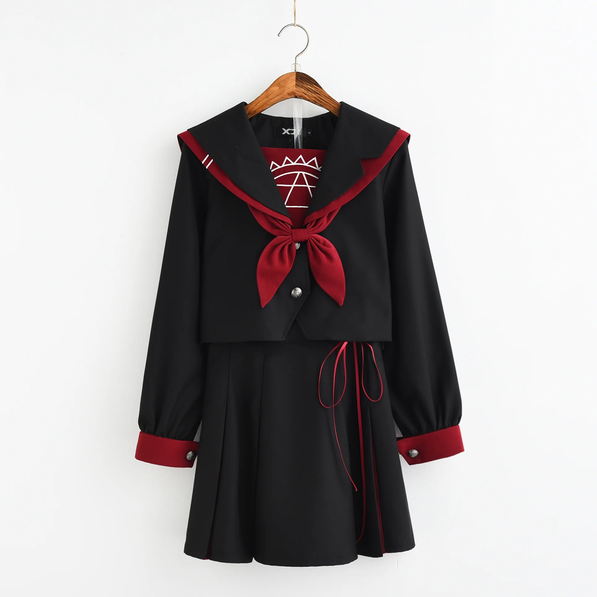 Lolita Magic Korean School Uniform New Hot JK Uniforms Embroidery Cosplay Clothes Sailor Suit School Wear Women School Uniforms