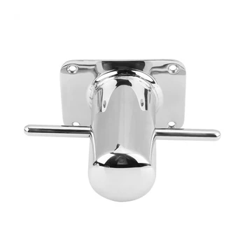 

Stainless Steel With Base Polished For Yacht Marine Boat Replacement Cross Bollard Mooring Bit Accessories Durable Practical