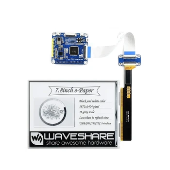 

Waveshare 7.8Inch E-Ink Display HAT for Raspberry Pi,1872 x 1404 Resolution,IT8951 Controller,USB/SPI/I80/I2C Interface