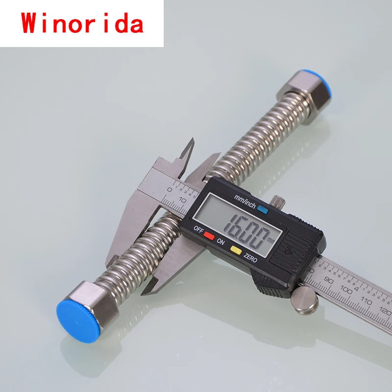 304 Stainless Steel Corrugated Pipe High Pressure Explosion-proof Water Heater Inlet Hose Basin Toilet Connection Outlet Pipe stainless steel tube