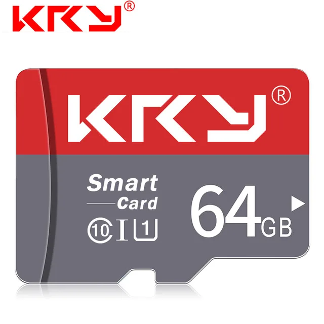 KRY карта памяти 32 ГБ 16 ГБ 8 ГБ 128 Гб 64 Гб Microsd карта C10 Micro TF SD карта 8 16 32 64 128 ГБ картао де Мемория карта адаптер - Емкость: 64 ГБ