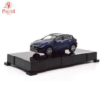

Paudi Model 1/64 1:64 Scale Infiniti QX30 Blue 2017 Diecast Car Model Toys Boys Girls Gifts Collections