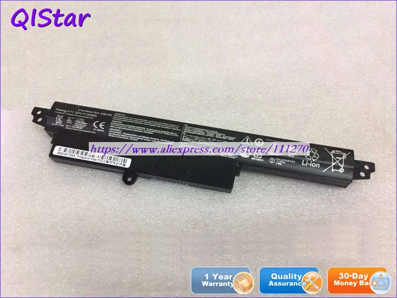 QISTAR 11,25 V 3000mAh A31N1302 Аккумулятор для ноутбука Asus Vivobook F200CA X200CA серии ноутбук компьютер