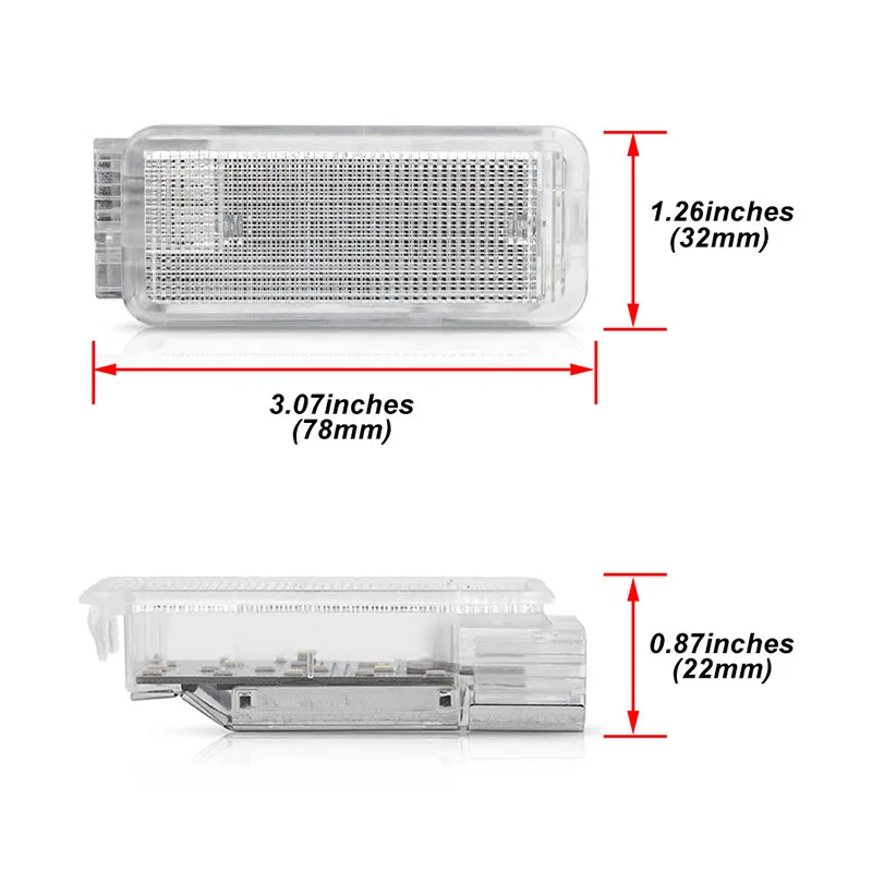 Luci LED Per Interni Auto Di Nslumo - Per Bagagliaio E Vano Piedi, Bianco, Per Peugeot E Citroën, Facile Installazione - Foto 10