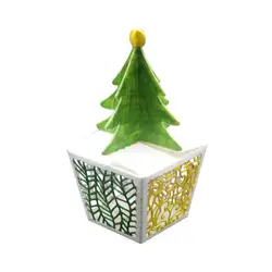 Рождественская коробка, металлическая прорезной трафарет для окраски штамп для альбомов бумажная карточка чеканка декор рукоделие