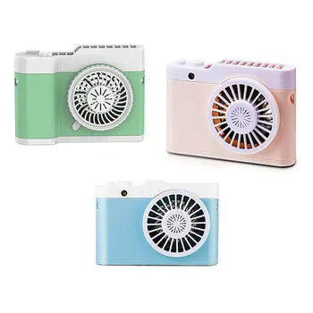 

Portable USB Charging Mini Fan Camera Electric Camera Fan Customized Mini Creative Small Fan Gift Rechargeable Portable Fan