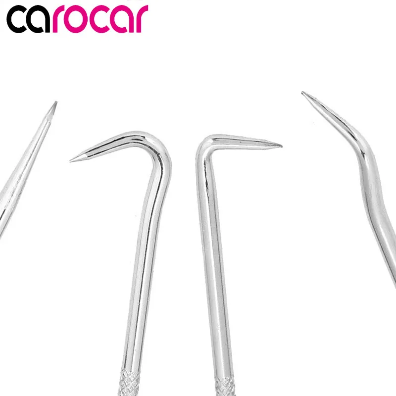 Carocar 4 шт. автомобильное масляное уплотнение резиновое кольцо мини крюк и палочки набор Авто Ремонт металлические изделия для обслуживания инструменты