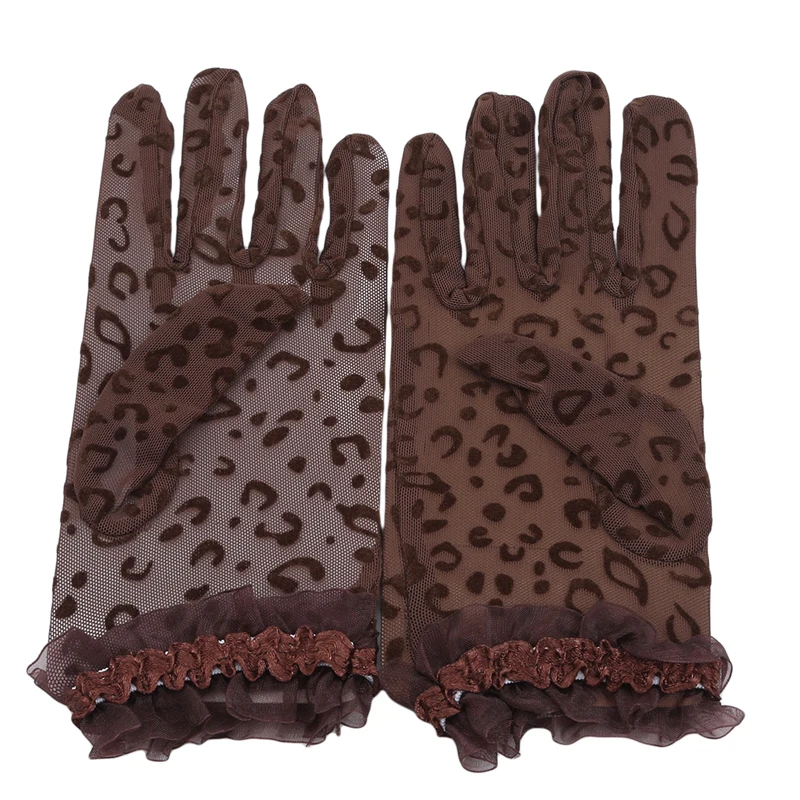 Summer/Autumn Lady Sunscreen Golves Women Sun Protection Glove Fashion Beautiful Women's Summer UV-Proof Driving Lace Gloves