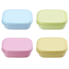 4 шт. мыльница милый с крышкой двойной слой мыльница Чехол держатель Контейнер для дома кухня ванная комната
