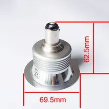 7 Вт 10 Вт COB светодиодный AR70 B15 BA15D база AC220V/DC12V затемнения теплый белый 2700K CRI 90 AR70 лампы для домашнего освещения