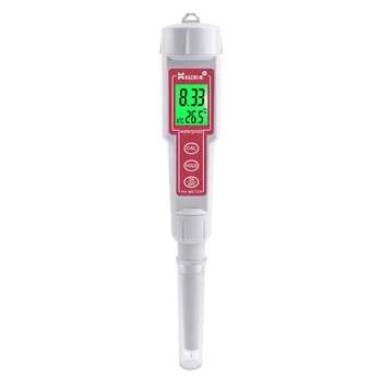 

CT-6025 Soil Acidity Meter PH Meter Digital Waterproof Pen Type Multifunction Value Ph Tester with Backlight for Meat