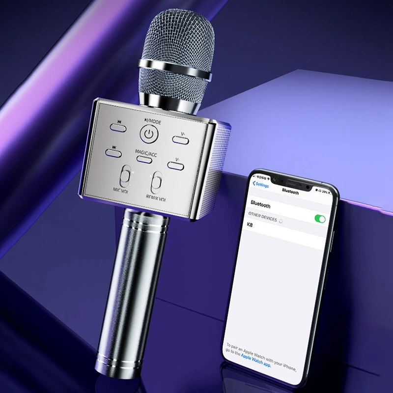 1pc Wireless Bluetooth Karaoke 