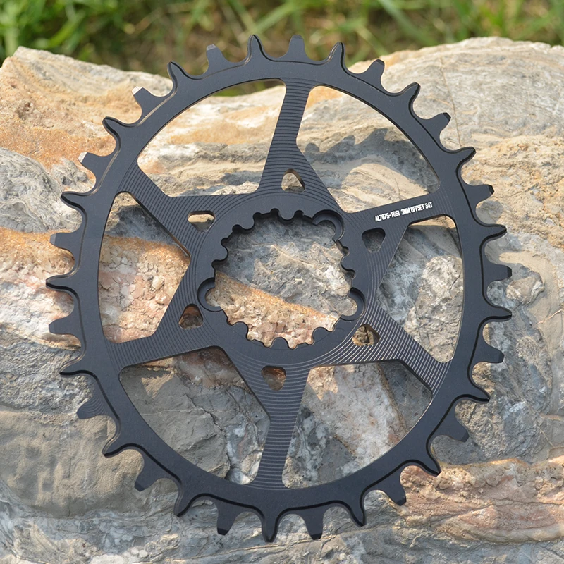 PASS QUEST GXP MTB Chainring 32T-38T 6mm Offset Narrow Wide Mountain Bike Chainwheel for Sram GX XX1 eagle X01 X9 Bicycle crank