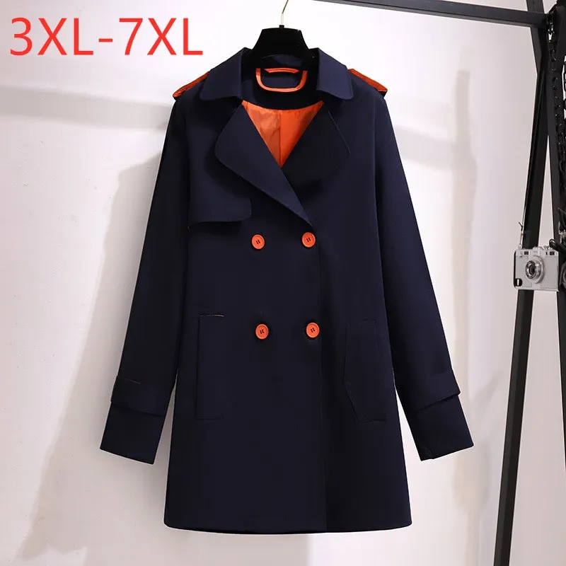 new-2021-autumn-winter-plus-size-women-clothing-overcoat-large-long-sleeve-pocket-blue-windbreaker-long-coat-3xl-4xl-5xl-6xl-7xl