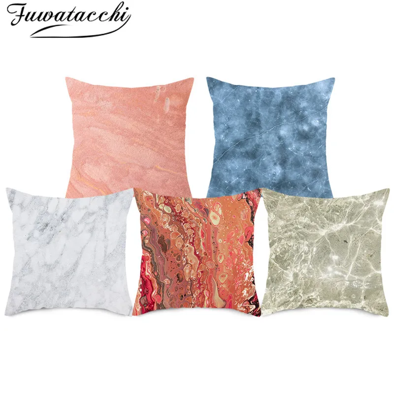 

Fuwatacchi Scenery Pattern Cushion Covers Polyester River Ocean Throw Pillowcases For Home Sofa Decor Pillow Covers 45x45cm New