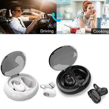 

Wireless TWS Earbuds Stereo Noise Cancelling In-ear Headsets Earphones and For iPhone With Mic Phone Android Bluetooth D5I8