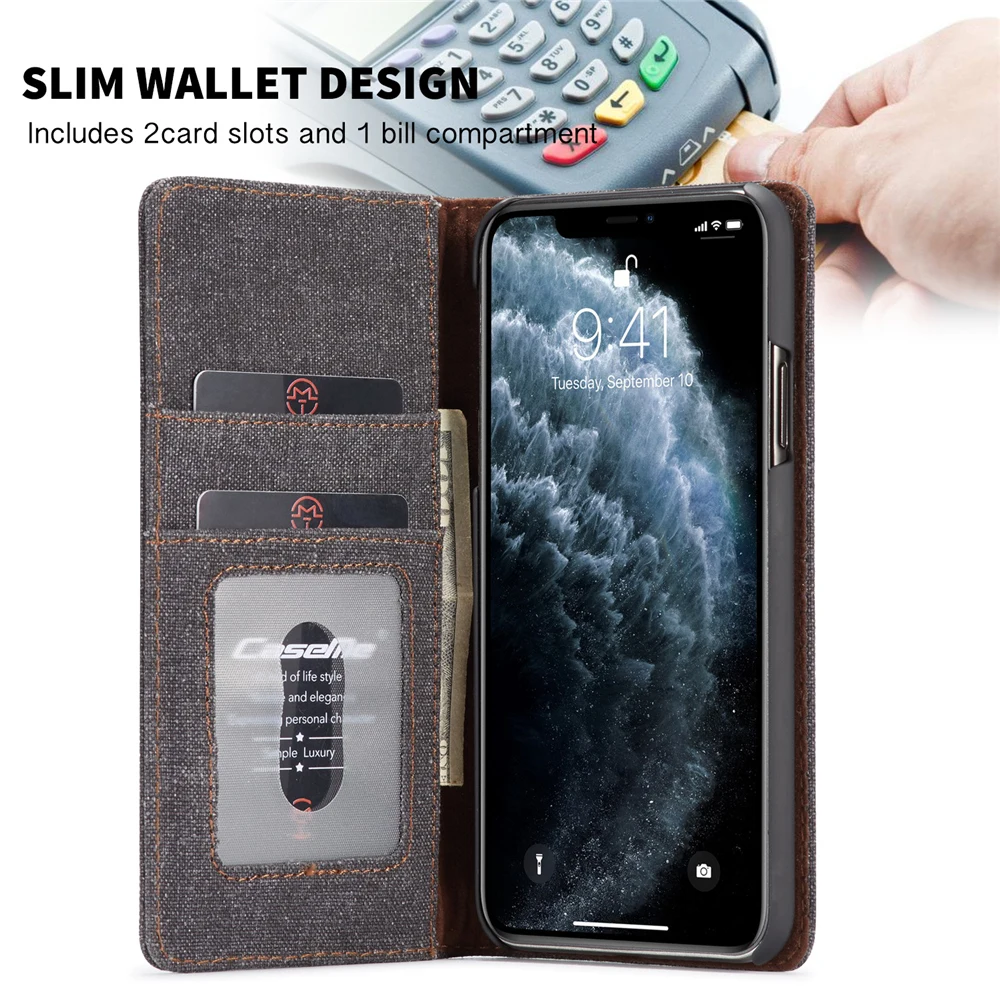 Роскошный кожаный чехол-книжка для iPhone 11 Pro Max, Прочный Магнитный чехол для iPhone XS MAX X XR 8 7 6 6s Plus 5 5S se, чехол для телефона