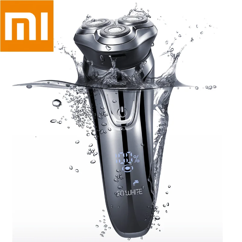 XIAOMI Pinjing SO WHITE ES3 Electric Razor Shaver men's Wireless 3D Smart Floating IPX7 Waterproof USB Charging Shaving Machine XIAOMI Pinjing SO WHITE ES3 Electric Razor Shaver men's Wireless 3D Smart Floating IPX7 Waterproof USB Charging Shaving Machine