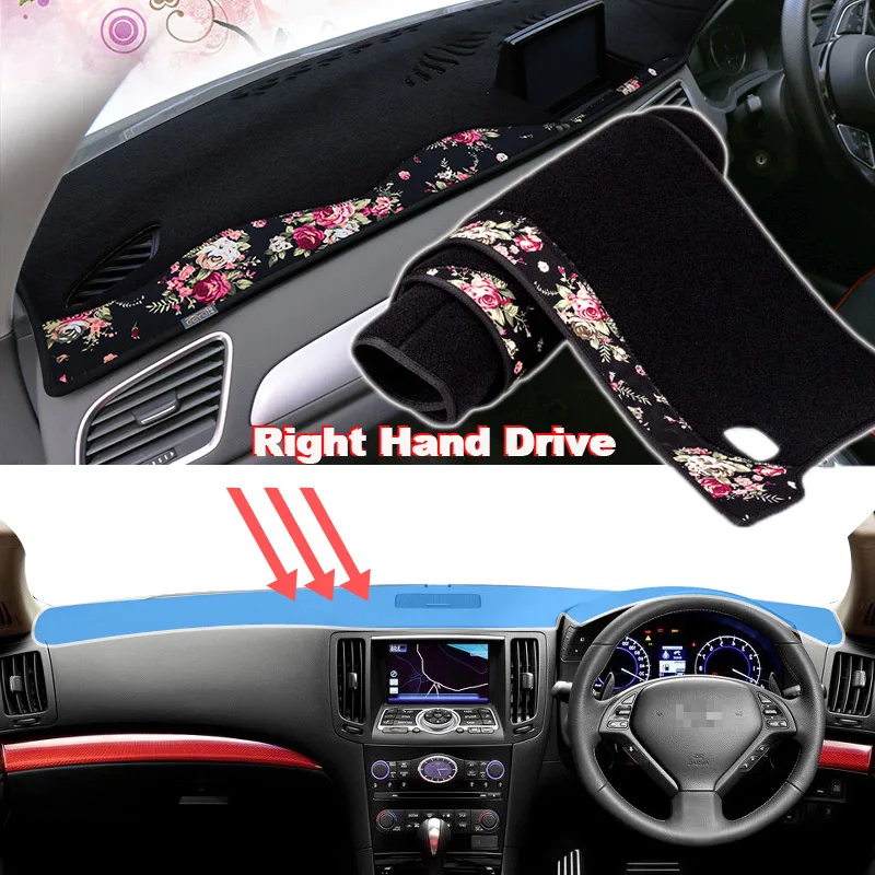 

Tommia China decorative pattern Car Dashmat Dashboard Mat Non-slip Dash Board Pad Cover for INFINITI G25