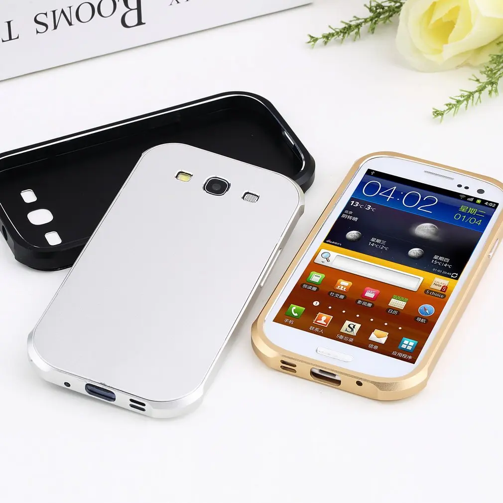 Роскошный Ультратонкий металлический чехол для samsung Galaxy S3 III i9300