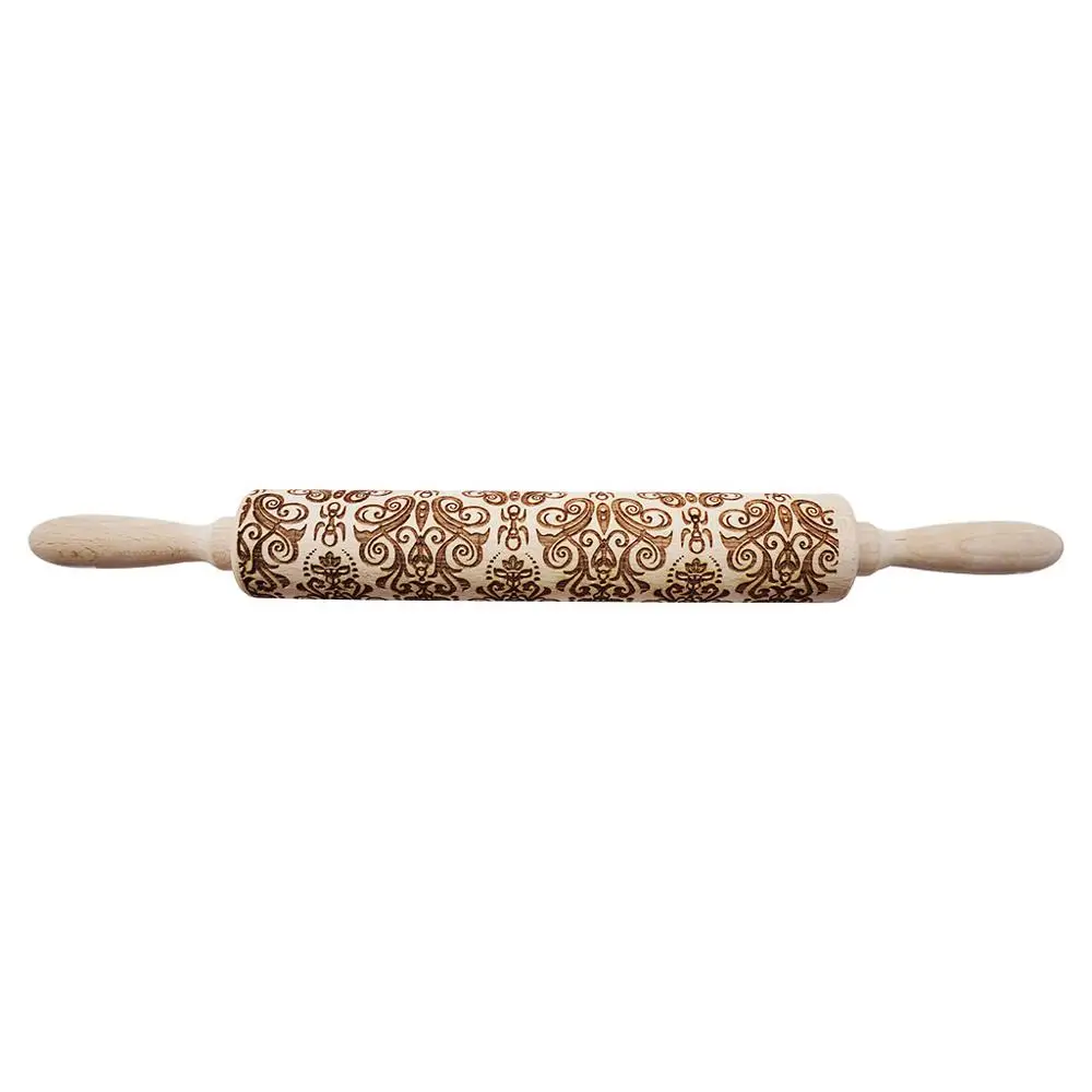 Rolling Pin Рождественский Автомобиль DIY узорные лося резьба инструмент тиснение формы вечерние кухня красивый экологический торт кухня@ 25